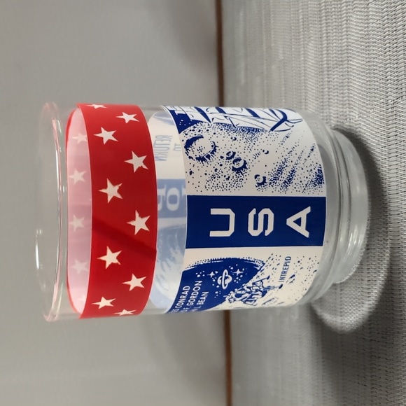 Set of two "Apollo 12" Return to the moon drinking glasses - Picture 3 of 6